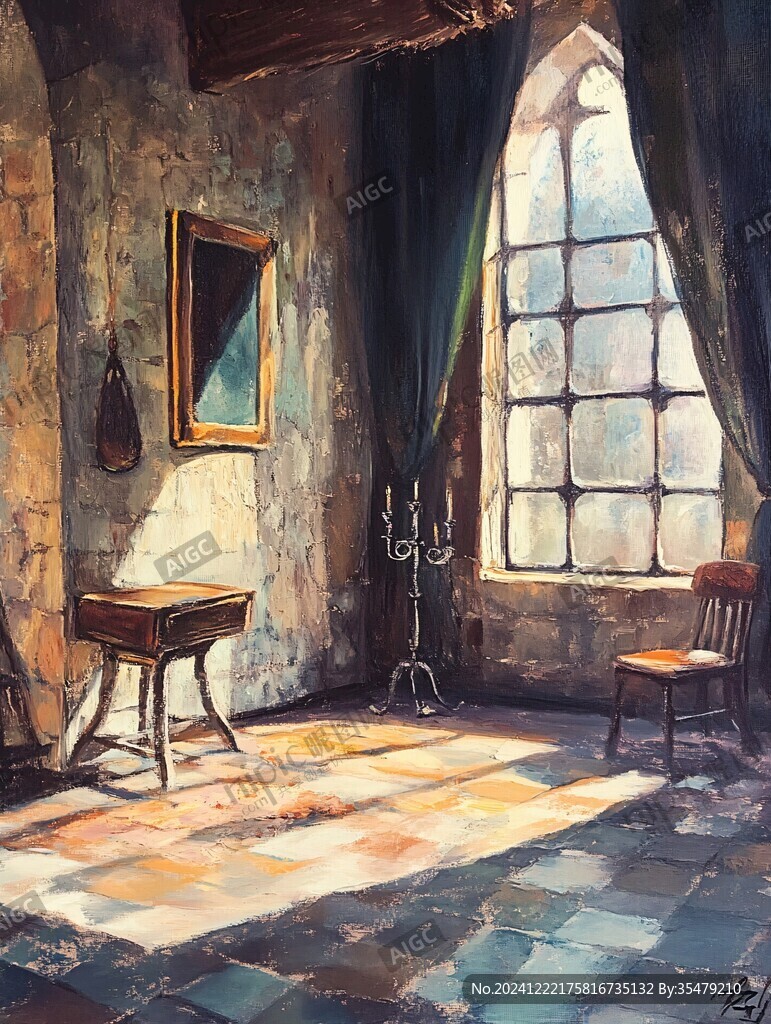 室内场景插画