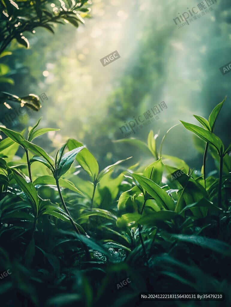 花草植物树木阳光