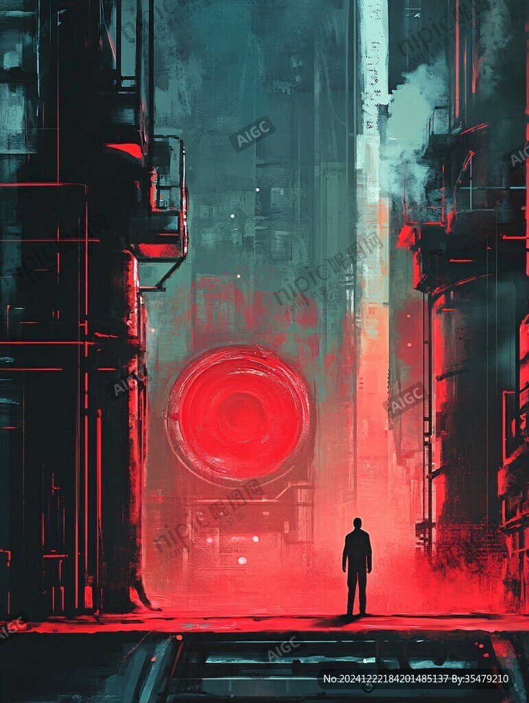 科幻题材插画