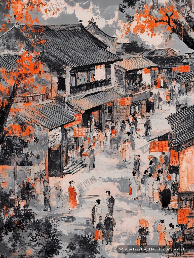 市井民风宋代街景
