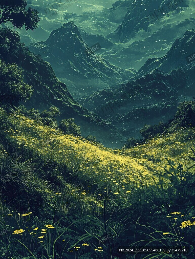 插画唯美风景