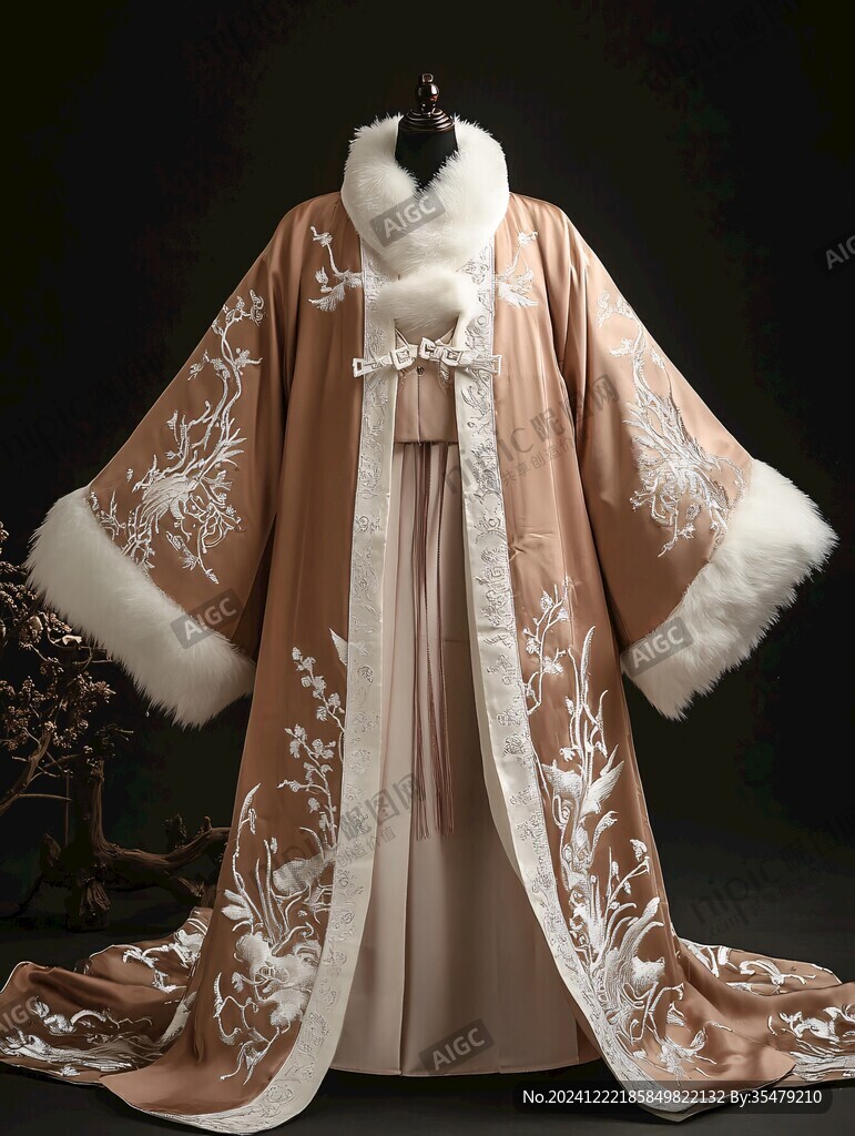 踏雪寻梅大袖衫