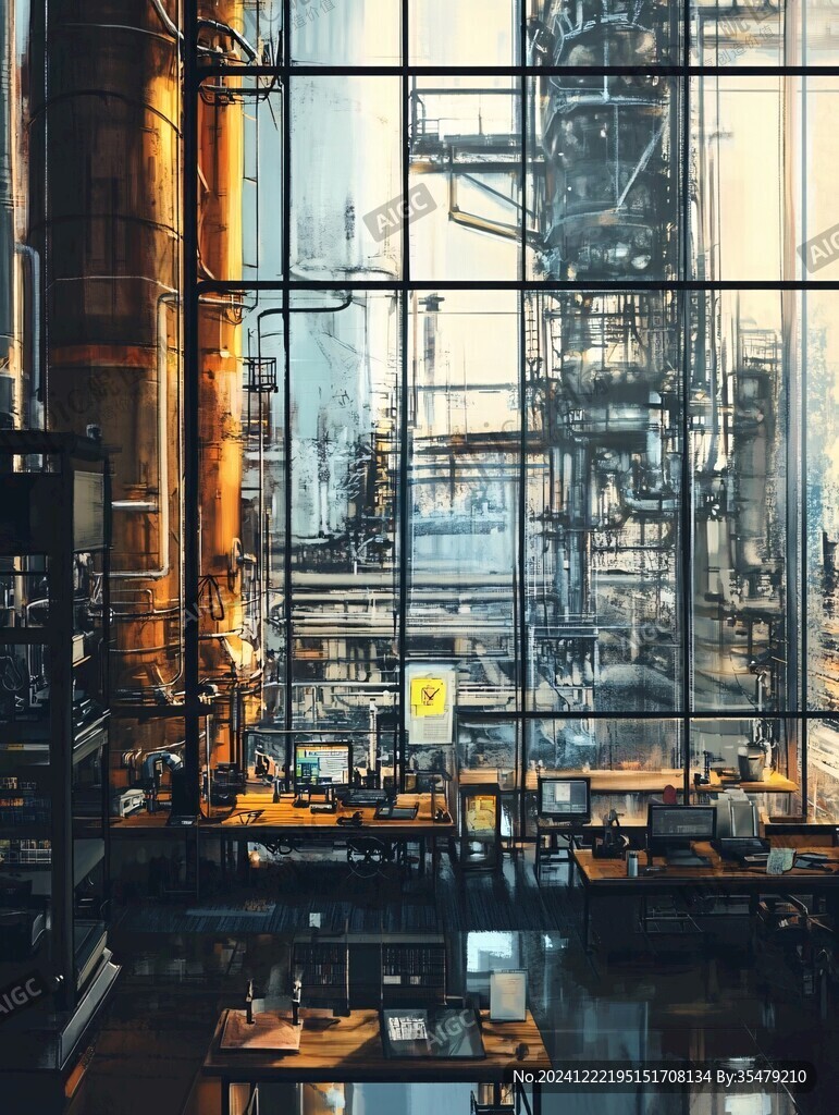 工业场景工业题材