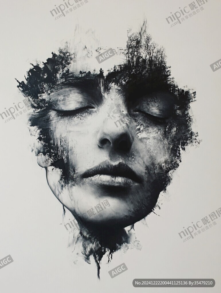 创意酷炫特效晕染印刷