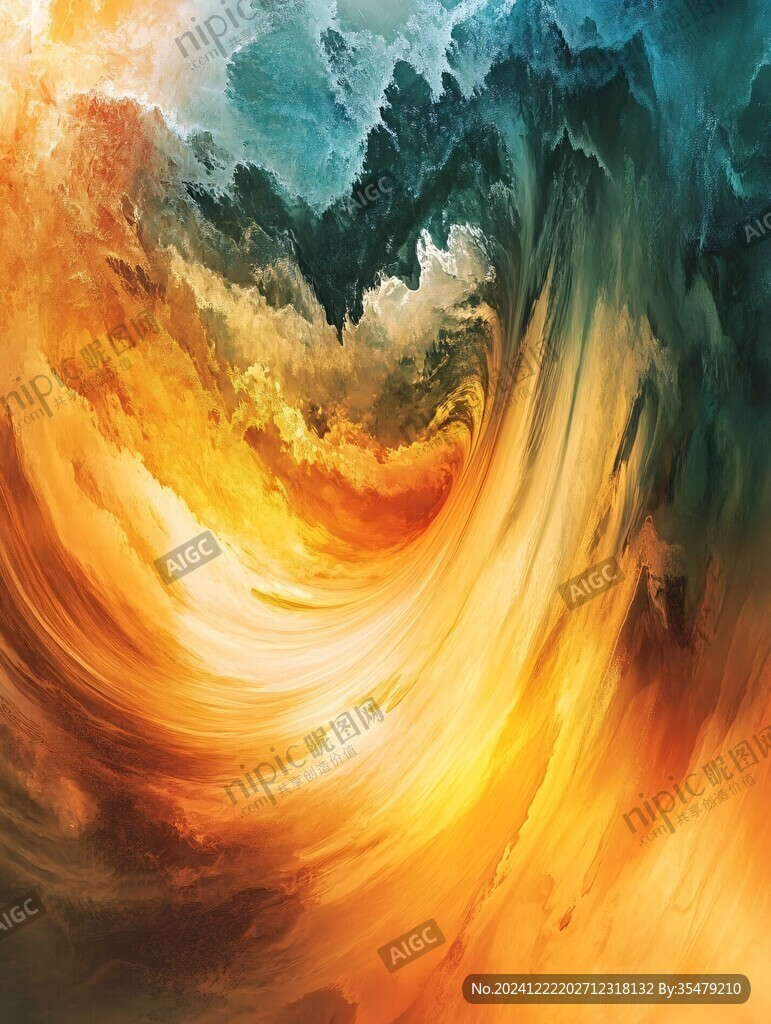 海洋流体画宇宙