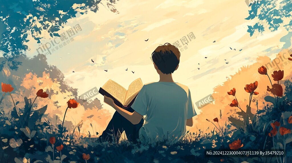 校园朗读背景