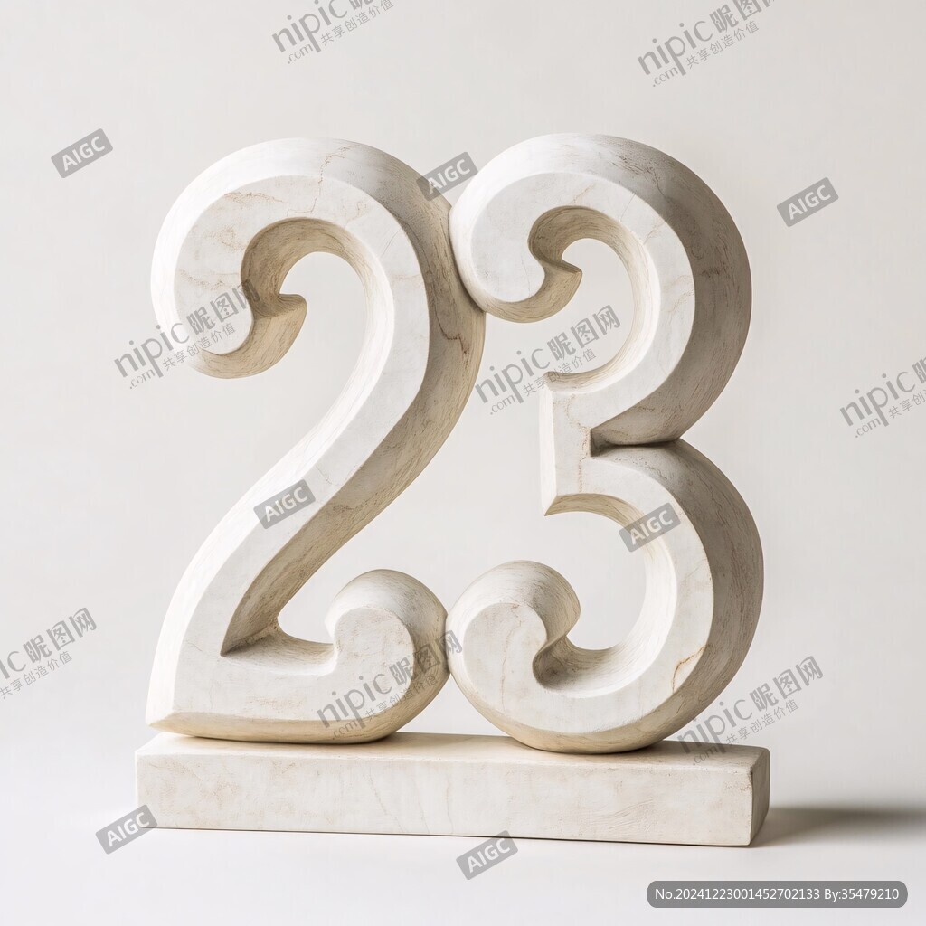 立体24数字