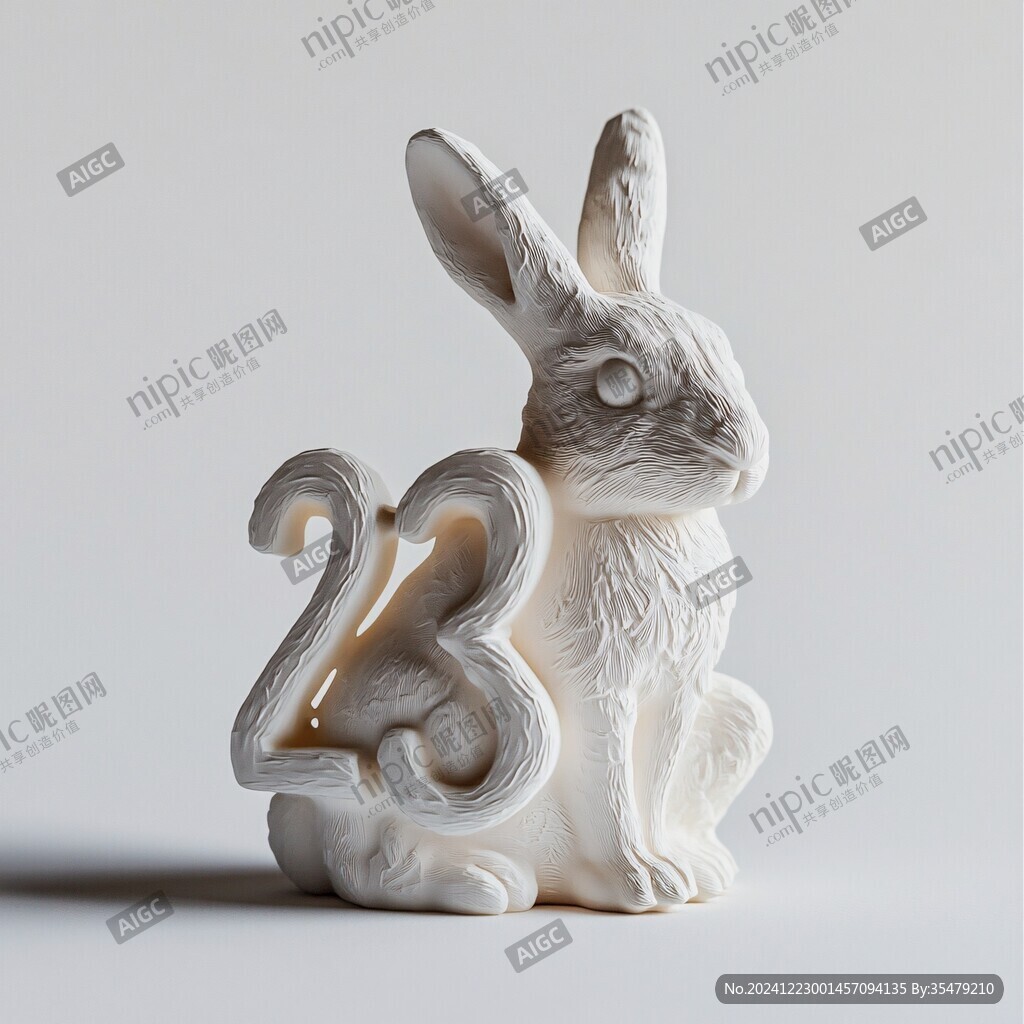 2023年兔年雕塑