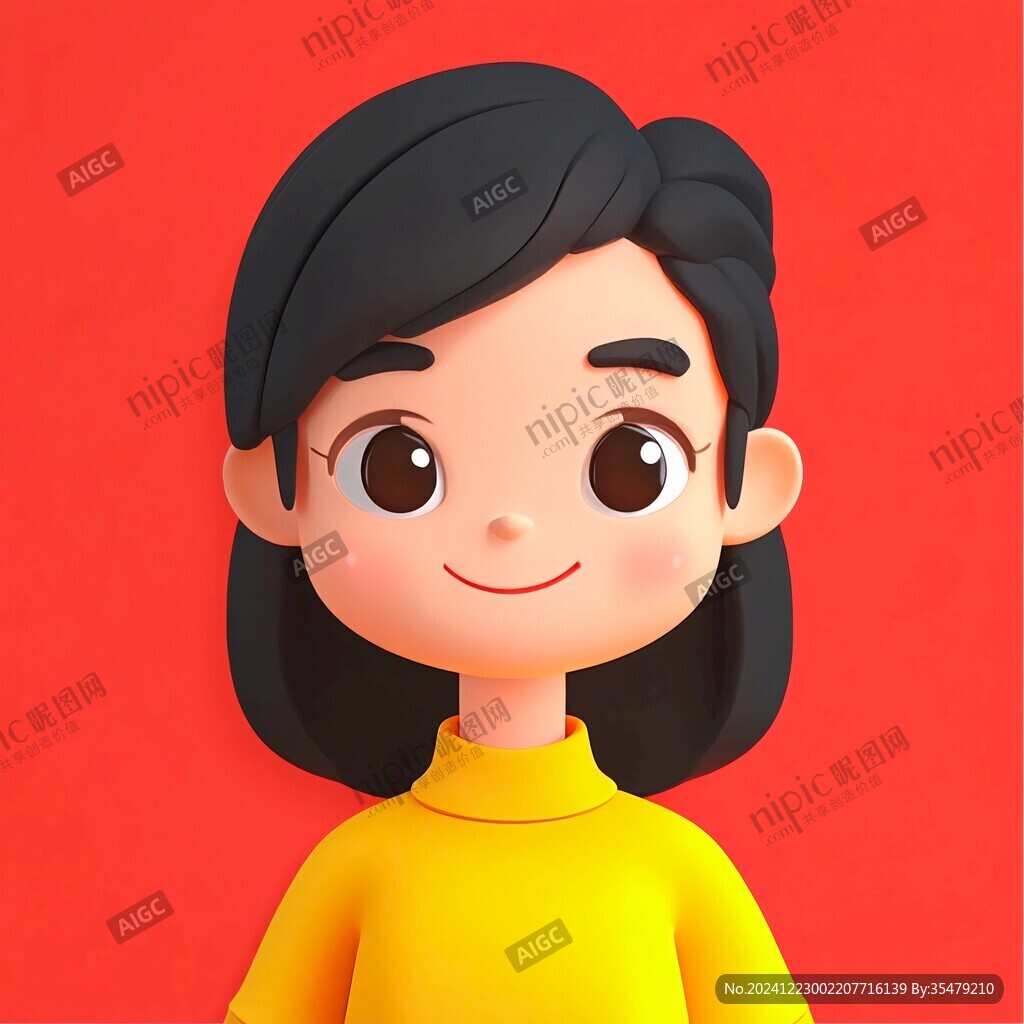 仿3d卡通形象