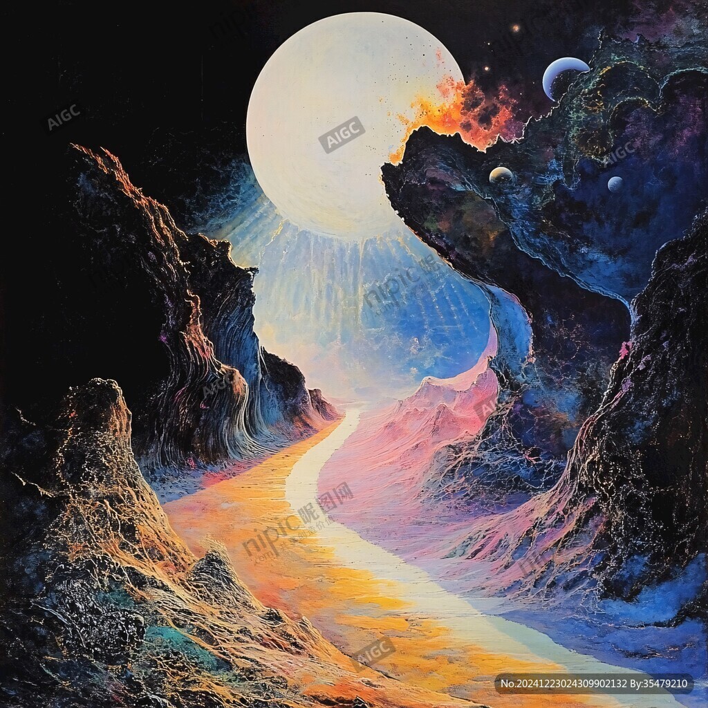 海洋流体画宇宙