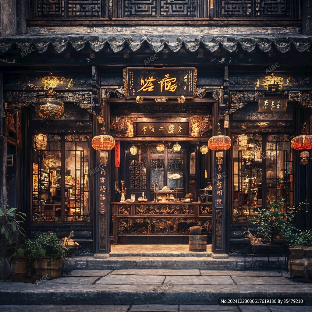 仿古当铺