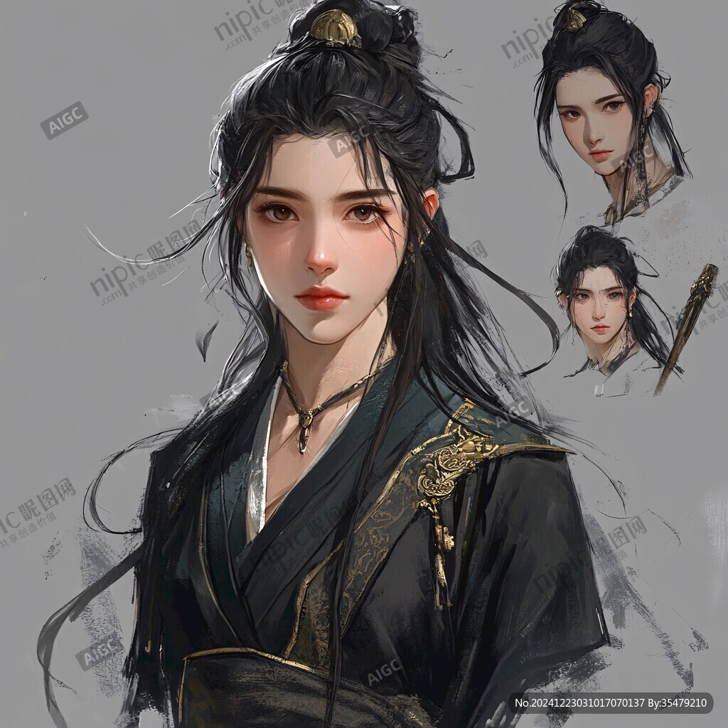 板绘人像