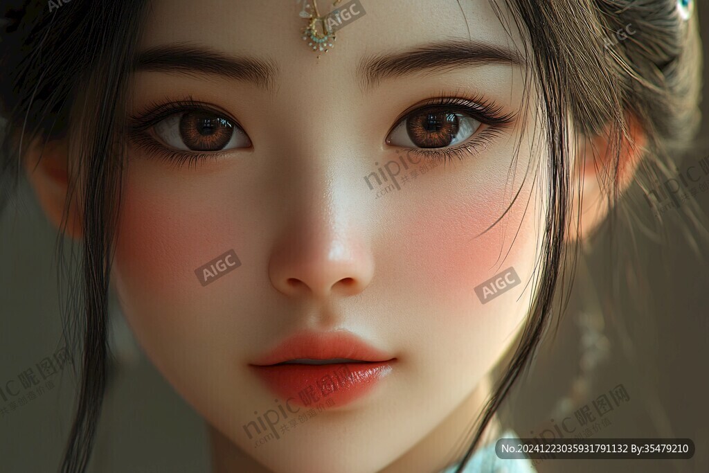 写实人物插画