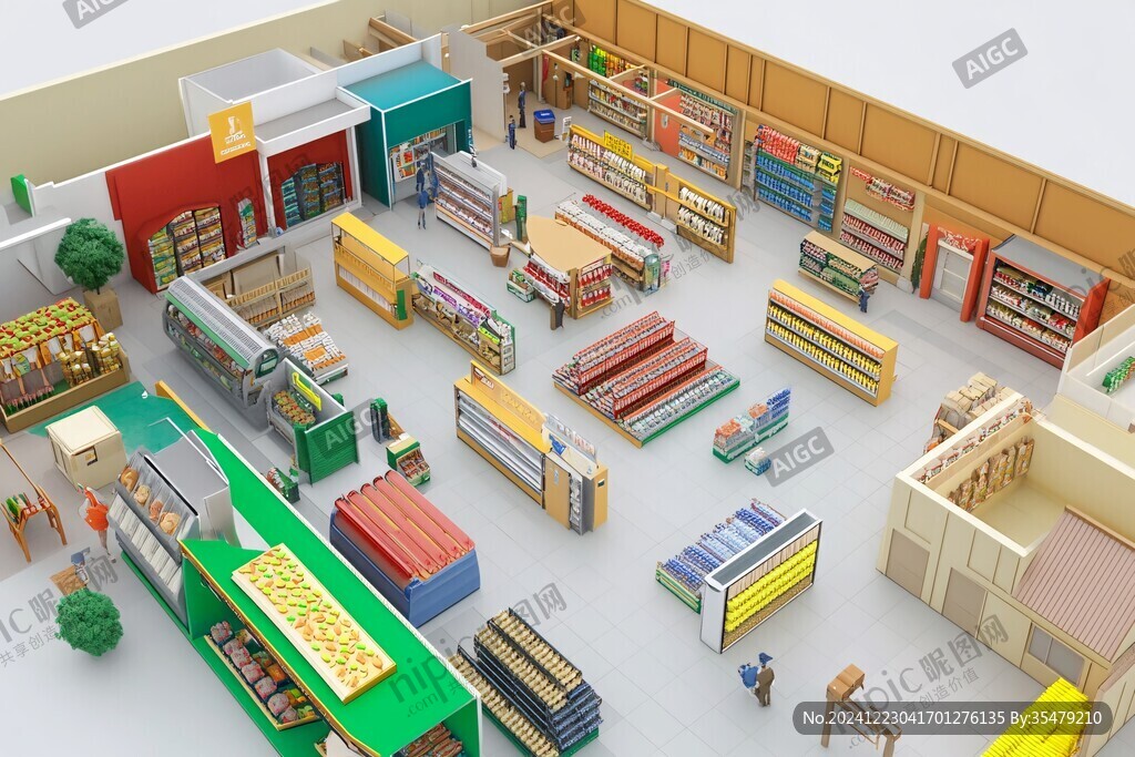 超市3dsmax
