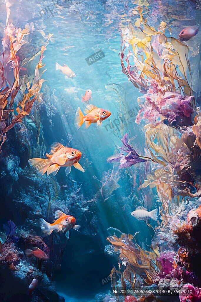 海底世界3d立体背景