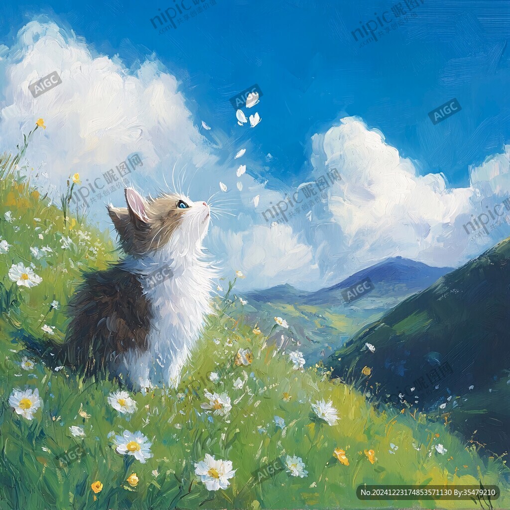 插画边牧