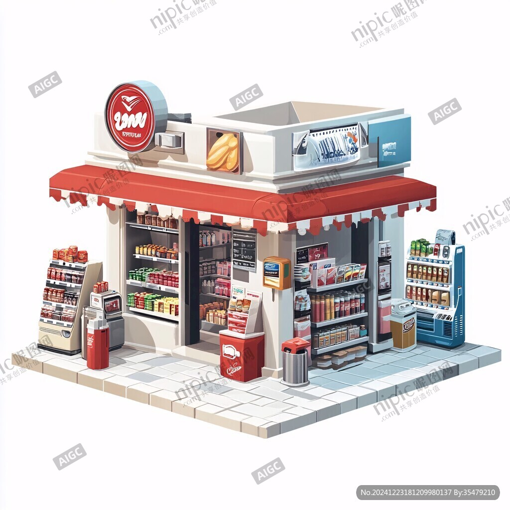 便利店素材