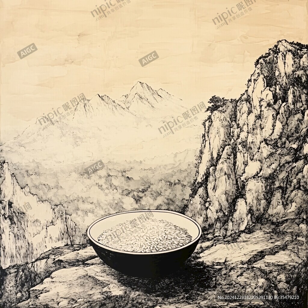努力工作粮食系列作品