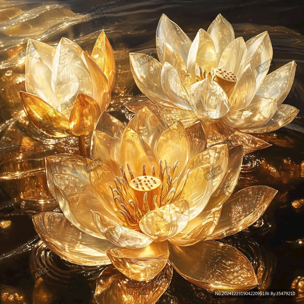水晶莲花