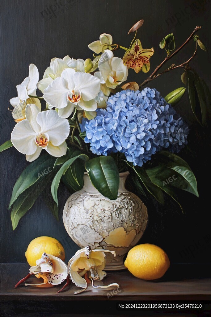 3d立体花卉油画