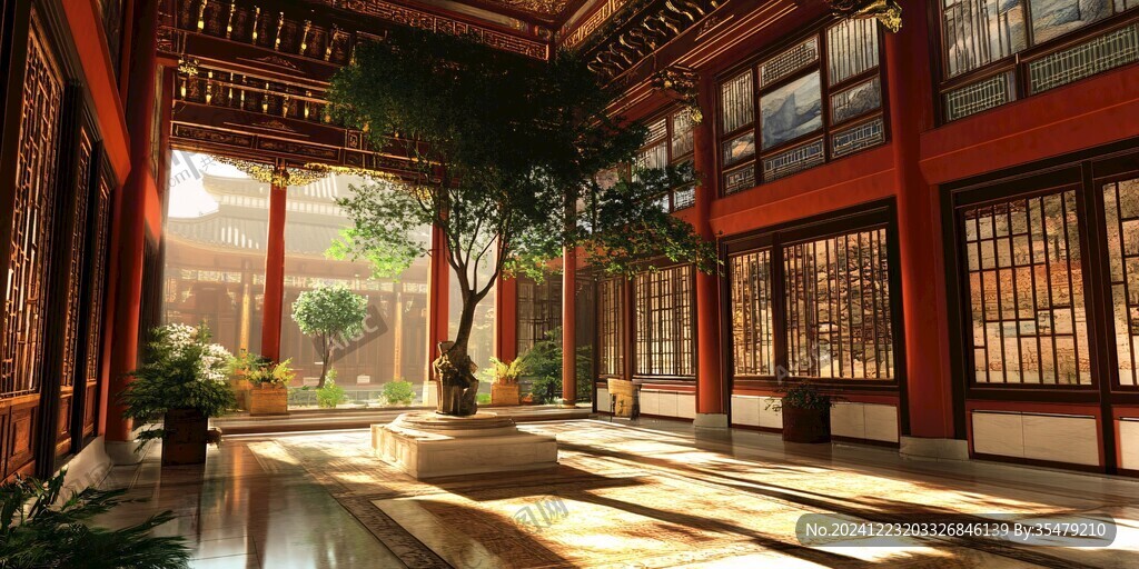 四合院中庭
