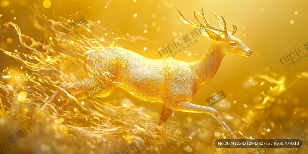 唯美梦幻鹿