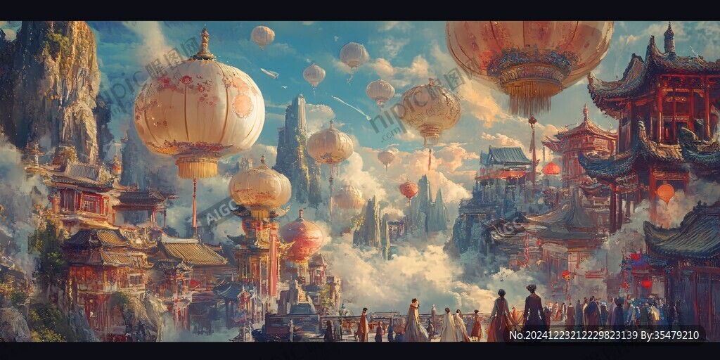 古风场景概念图