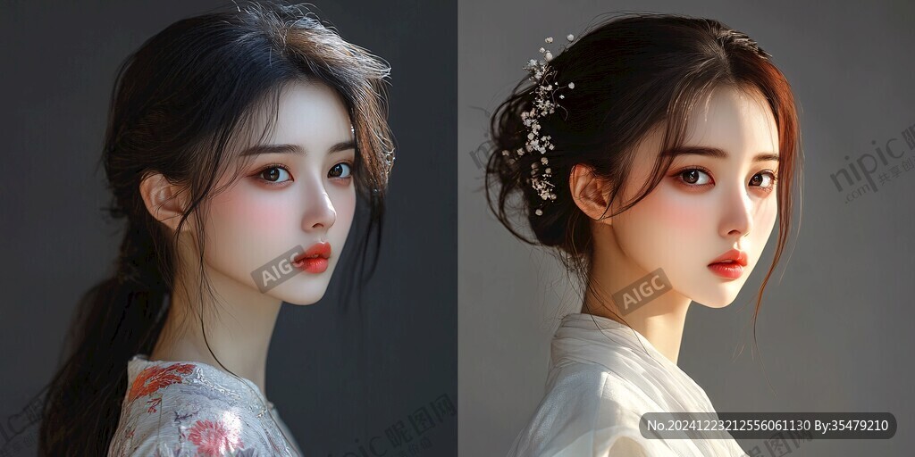仙气清冷少女壁纸图片