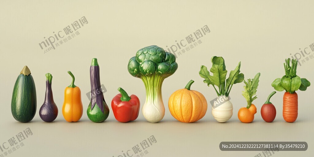 蔬菜效果图