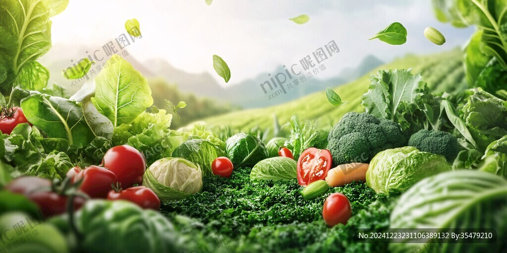 现代农业绿色蔬菜