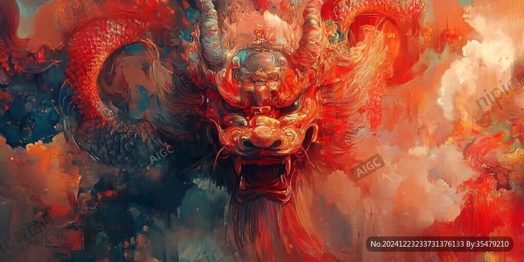 龙年横版插画