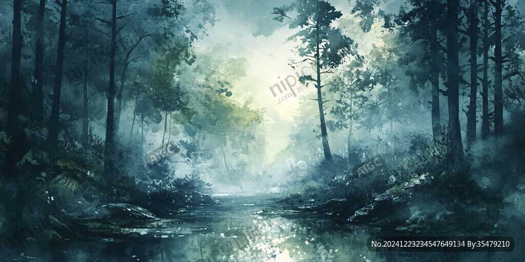 唯美森系场景