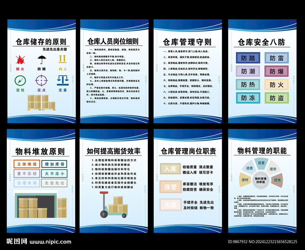 仓库管理制度牌