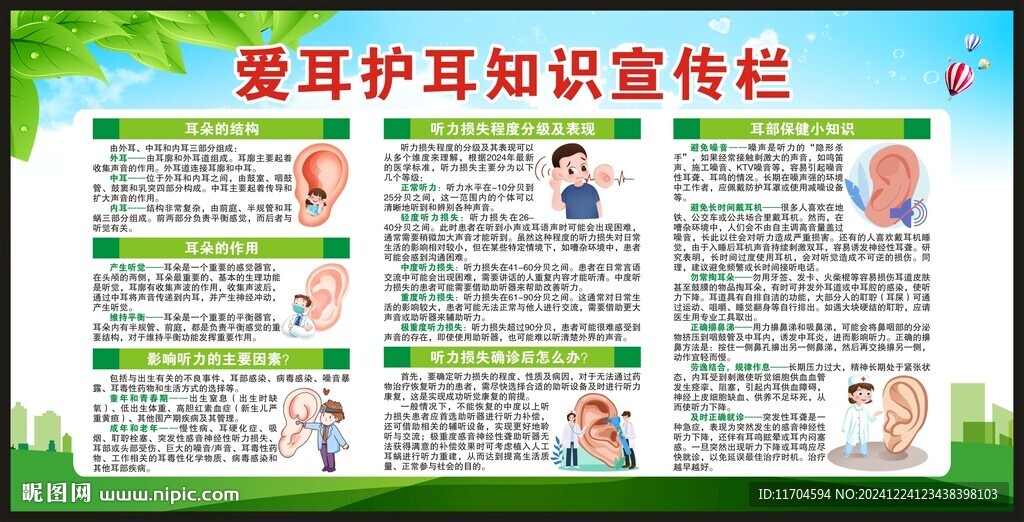 全国爱耳日宣传栏