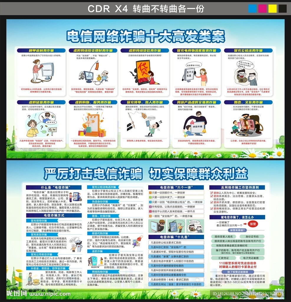 电信诈骗宣传栏