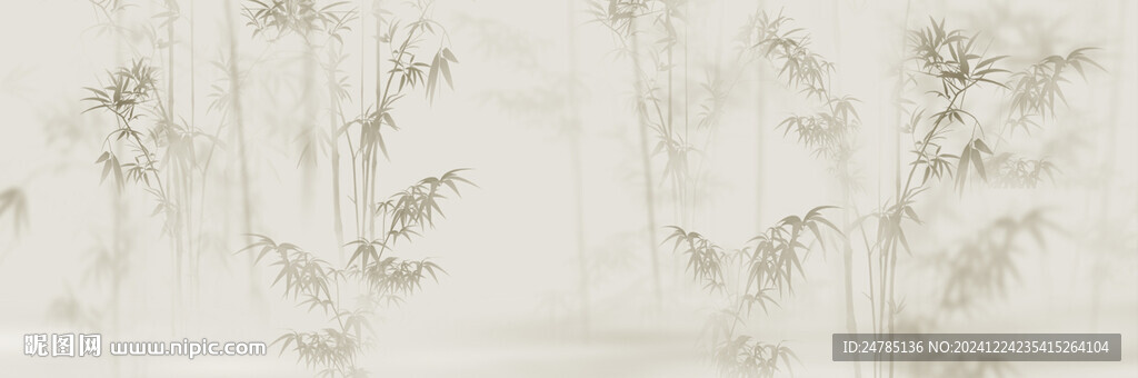 水墨竹子