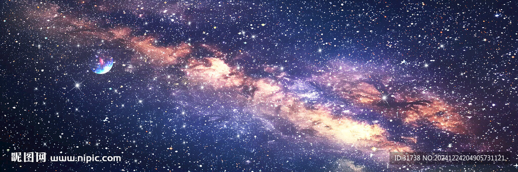 宇宙星空背景图