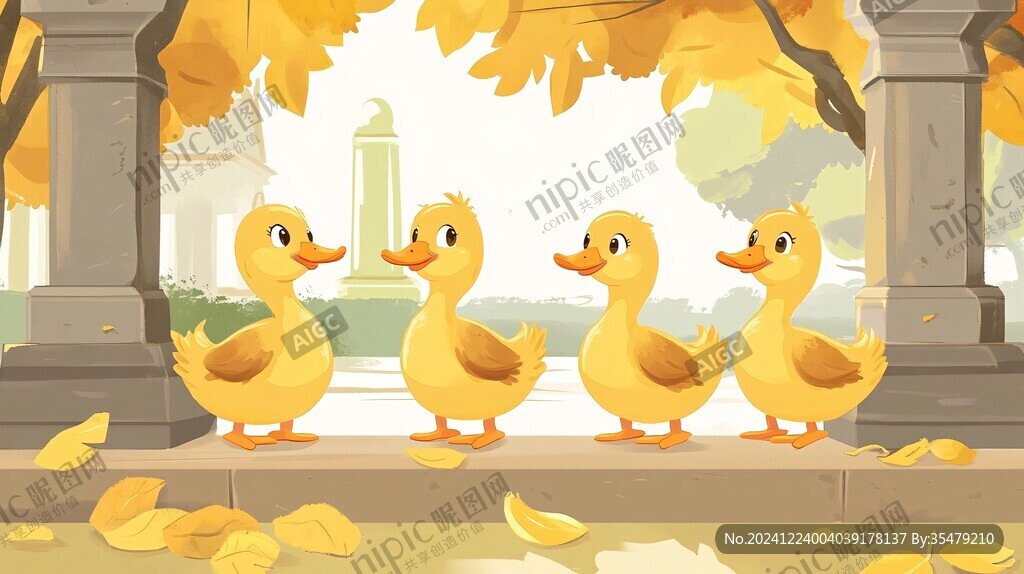 小鸭卡通ip形象
