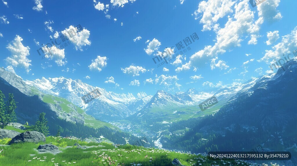 雪山大场景