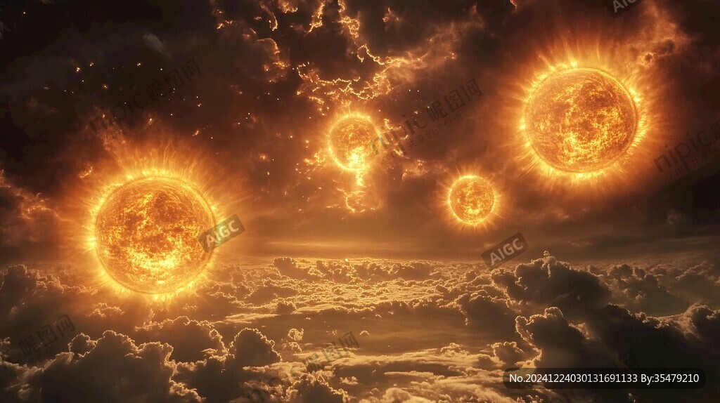 太阳像核爆