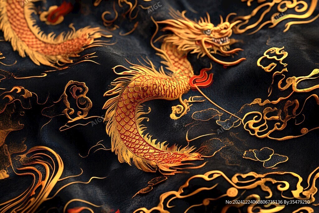 龙袍细节