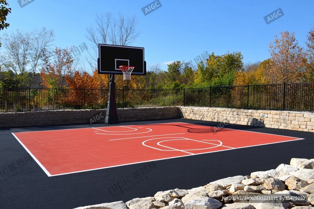 休闲篮球场