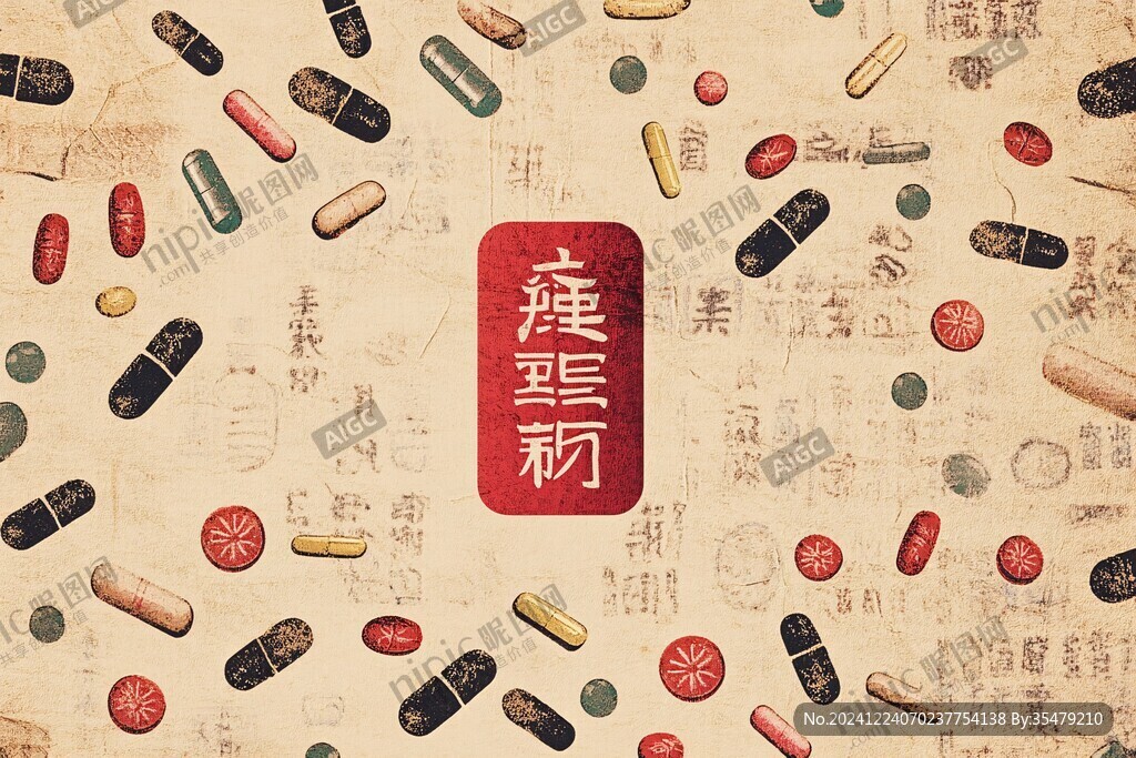 中医中药底纹