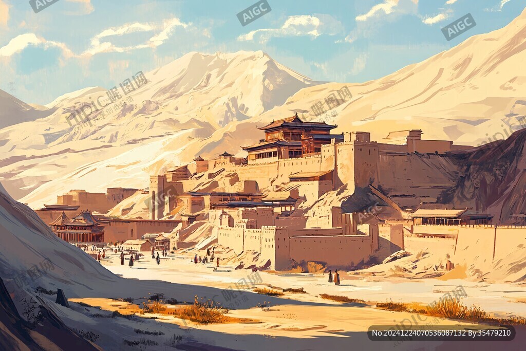 西域城市场景