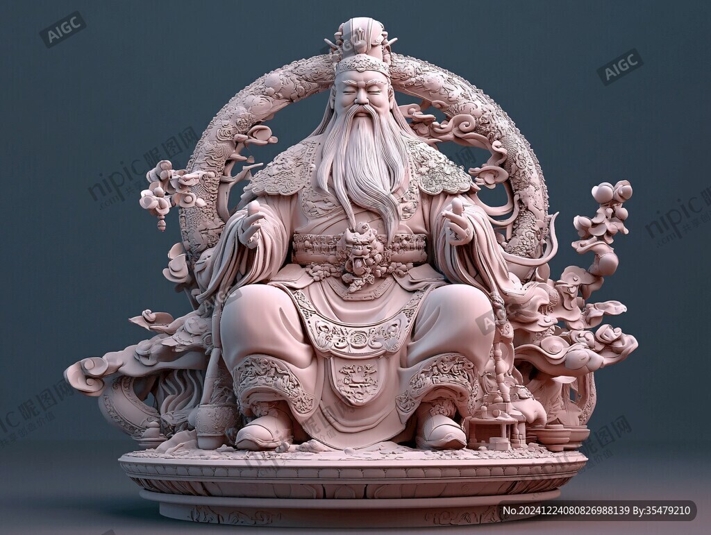 寿星浮雕效果图
