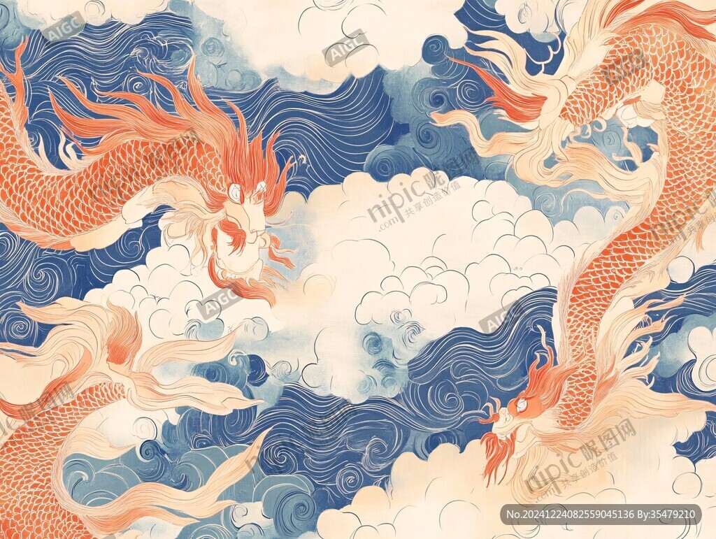 龙年系列包装插画