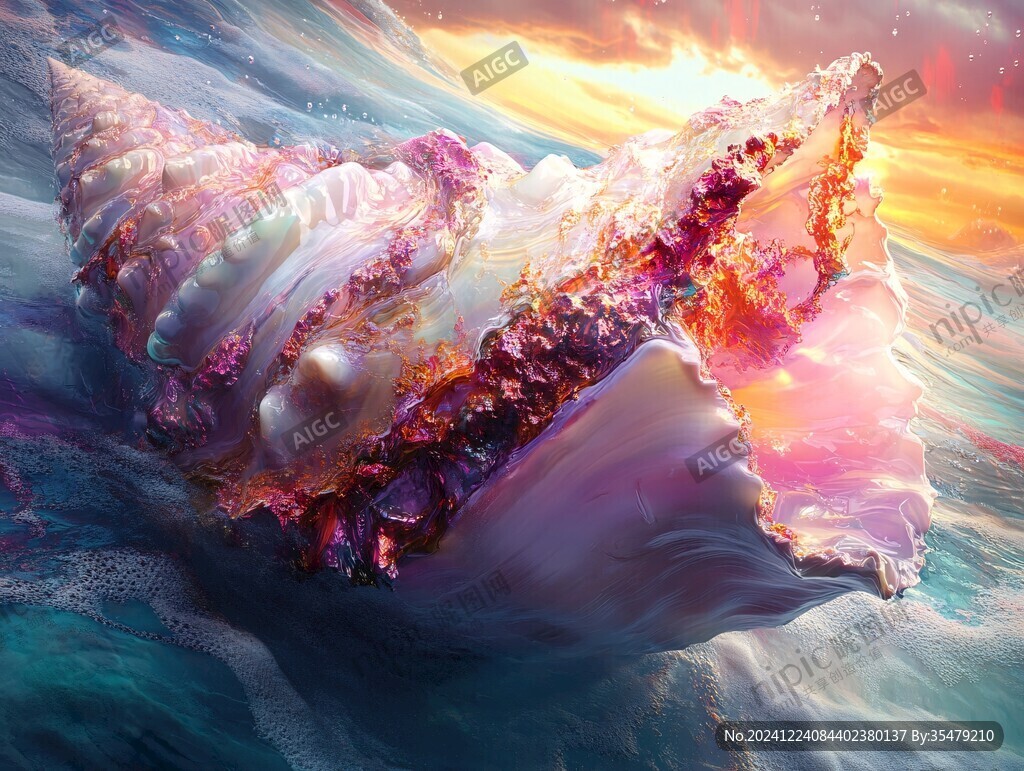 海洋流体画宇宙