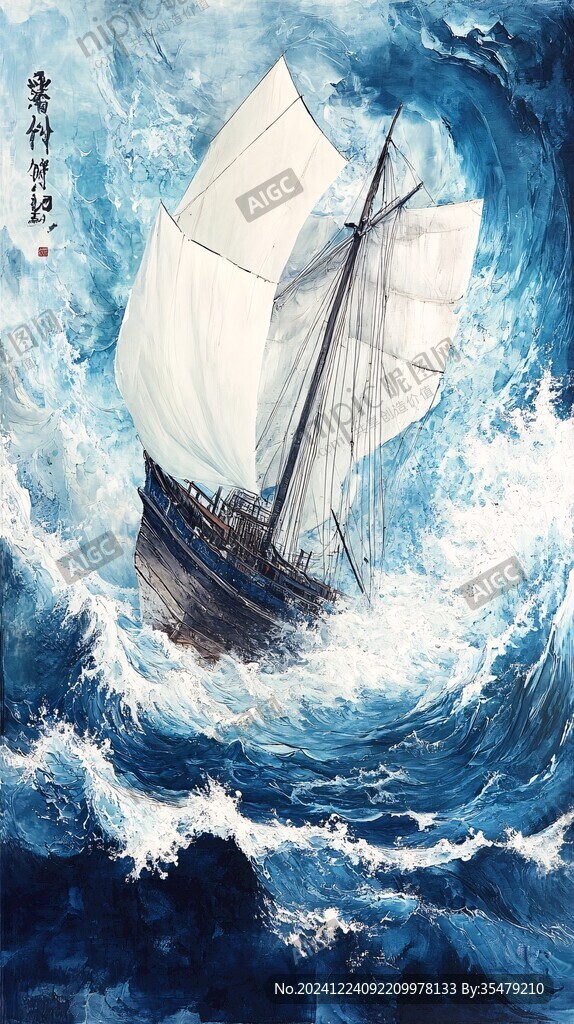 扬帆启航高清画