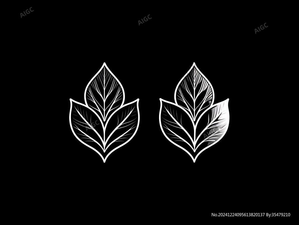 叶片logo设计