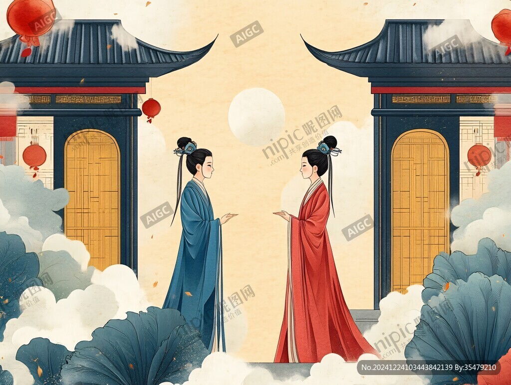 扁平风牛郎织女